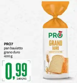 PRO7 Supermercati PRO7 pan bauletto grano duro offerta