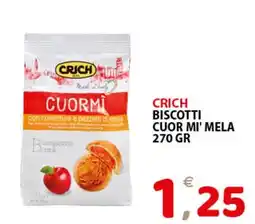 Il Centro Superstore Crich biscotti cuor mi' mela offerta