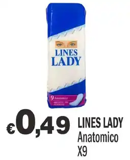 Primo Prezzo Lines lady anatomico offerta