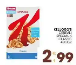 Sisa Kellogg's cereali special k classic offerta