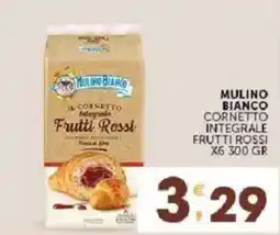 Sisa Mulino Bianco Cornetto Integrale Frutti Rossi offerta