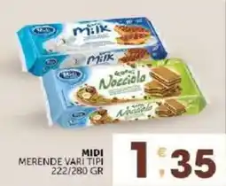 Sisa Midi merende vari tipi offerta