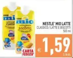 Pim Supermercati Nestlé mio latte classico offerta