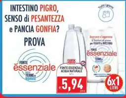 Pim Supermercati Fonte essenziale acqua naturale offerta