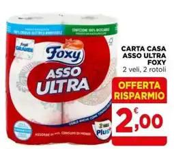 Gran mercato Carta casa asso ultra Foxy offerta