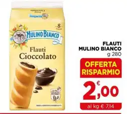 Gran mercato Mulino Bianco Flauti Cioccolato offerta
