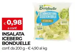 Unicoop Insalata iceberg Bonduelle offerta