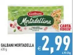 Pim Supermercati Galbani Mortadellina offerta
