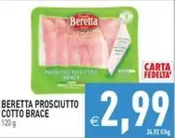 Pim Supermercati Beretta prosciutto cotto brace offerta