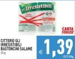 Pim Supermercati Citterio gli irresistibili bastoncini salame offerta