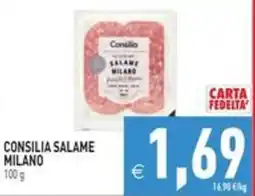 Pim Supermercati Consilia Salame Milano offerta