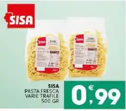 Sisa Sisa pasta fresca varie trafile offerta
