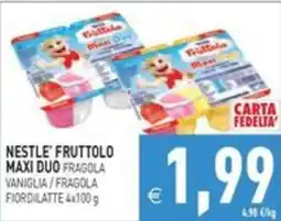 Pim Supermercati Nestlé Fruttolo Maxi Duo offerta