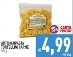 Pim Supermercati Artigianpasta tortellini carne offerta