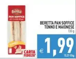 Pim Supermercati Beretta pan soffice tonno e maionese offerta