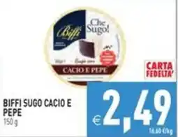 Pim Supermercati Biffi sugo cacio e pepe offerta