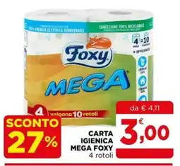 Gran mercato Carta igienica Mega Foxy offerta