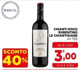 Gran mercato Chianti DOCG Rubentino Le Chiantigiane offerta