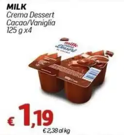 Marotta Milk Crema Dessert Cacao/Vaniglia offerta