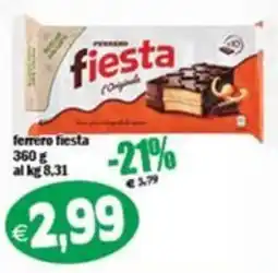 Il Castoro Supermercati Ferrero Fiesta offerta