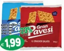 Il Castoro Supermercati Gran Pavesi il cracker salato offerta