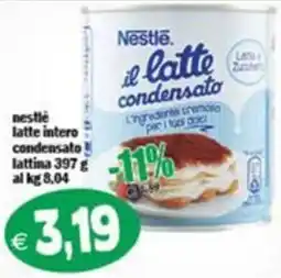 Il Castoro Supermercati Nestlé il latte condensato offerta