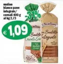 Il Castoro Supermercati mulino bianco pane integrale/ cereali offerta