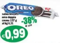 Il Castoro Supermercati saiwa biscotti oreo doppia crema offerta