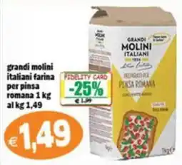Il Castoro Supermercati Grandi molini italiani farina per pinsa romana offerta