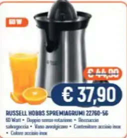 Vantaggi Sottocasa Russell Hobbs spremiagrumi offerta