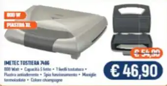 Imetec Tostiera 7486