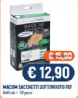 Vantaggi Sottocasa Macom sacchetti sottovuoto offerta