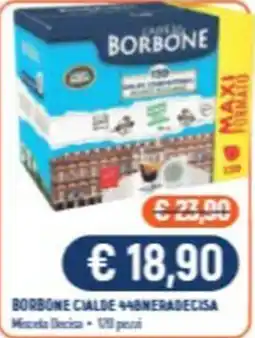 Vantaggi Sottocasa Borbone cialde nera decisa offerta