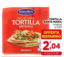 Gran mercato Tortilla Santa Maria original offerta