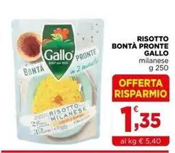Gran mercato Risotto bontà pronte Gallo milanese offerta