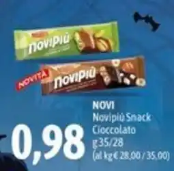 Madis Novipiù Snack Cioccolato offerta