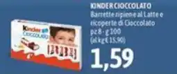 Madis Kinder Cioccolato Barrette ripiene al Latte e ricoperte di Cioccolato offerta
