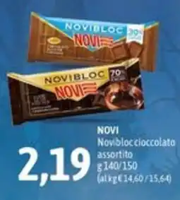 Madis Novibloc cioccolato assortito offerta
