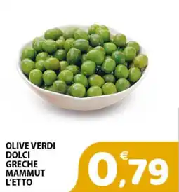 Il Centro Superstore Olive verdi dolci greche mammut offerta