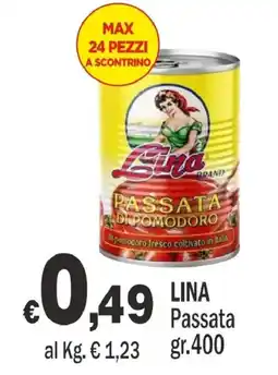 Primo Prezzo Lina Passata di pomodoro offerta