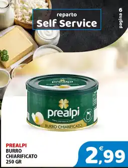 Il Centro Superstore Prealpi Burro Chiarificato offerta