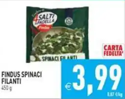 Pim Supermercati Findus spinaci filanti offerta