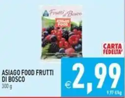 Pim Supermercati Asiago Food Frutti di Bosco offerta