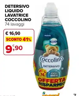 Iperal Detersivo liquido lavatrice Coccolino offerta