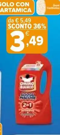 Iperal Omino Bianco sciogli macchie offerta