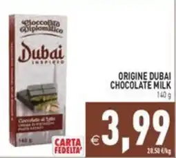 Pim Supermercati Cioccolato Diplomatico Dubai Inspired offerta