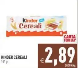 Pim Supermercati Kinder Cereali offerta
