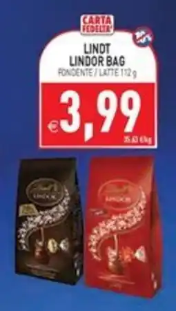 Pim Supermercati Lindt Lindor Bag offerta