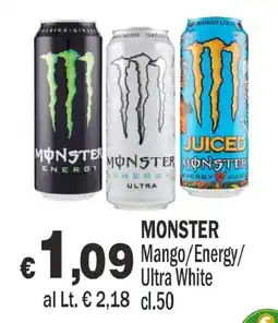Primo Prezzo Monster Energy Mango/Energy/Ultra White offerta