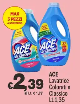 Primo Prezzo ACE Detersivo Igieneizzante offerta